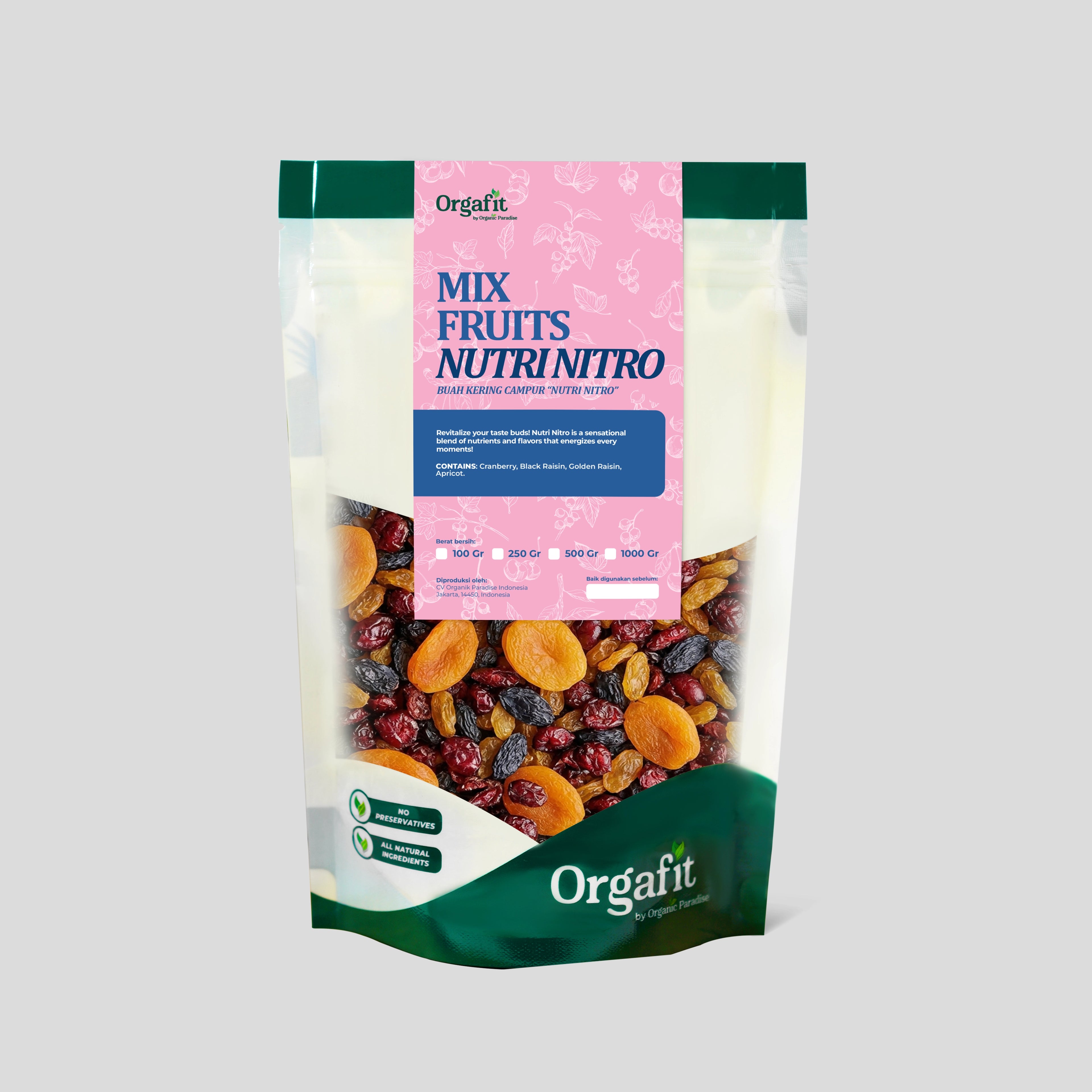 Mix Dried Fruit Nutri Nitro
