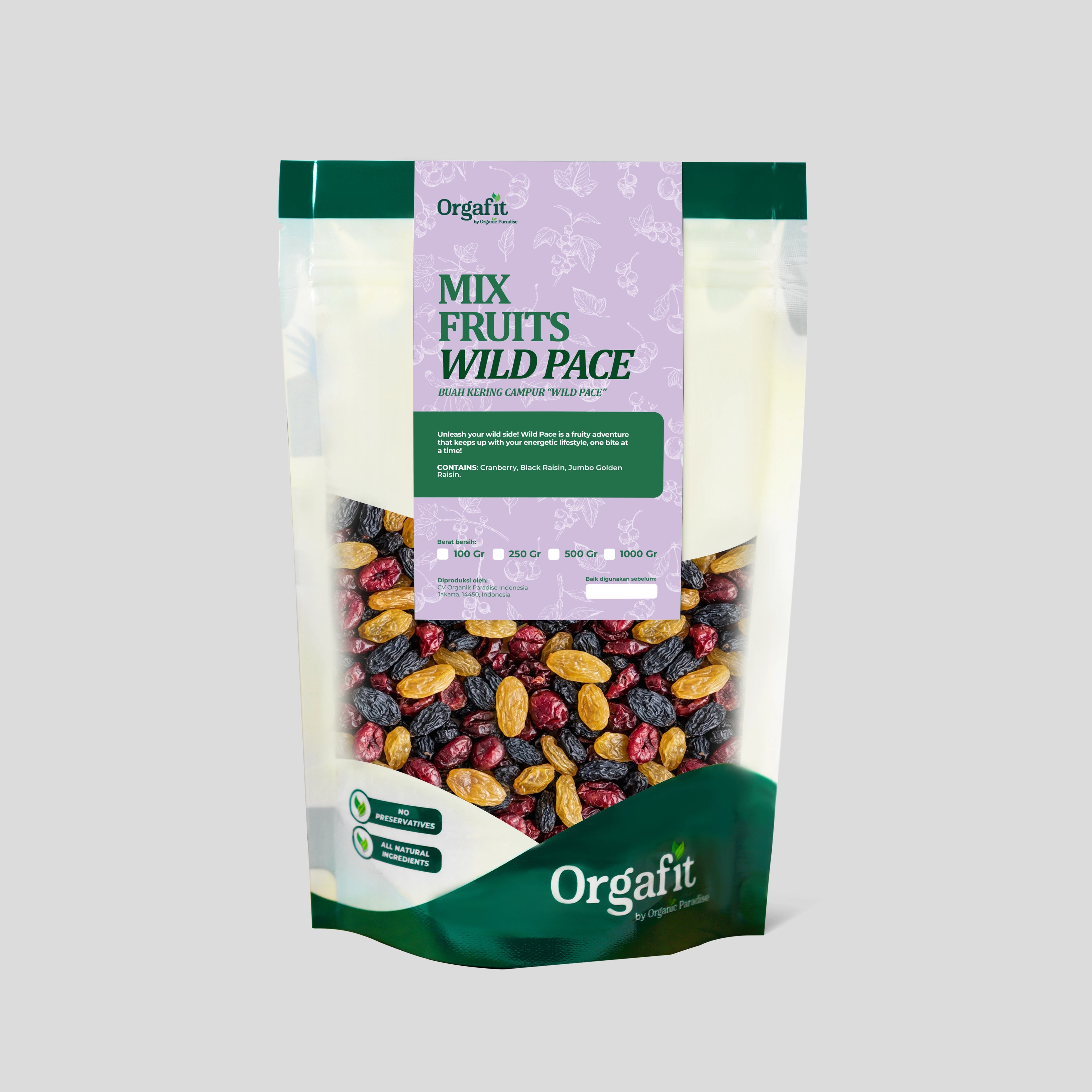 Mix Dried Fruit Wild Pace