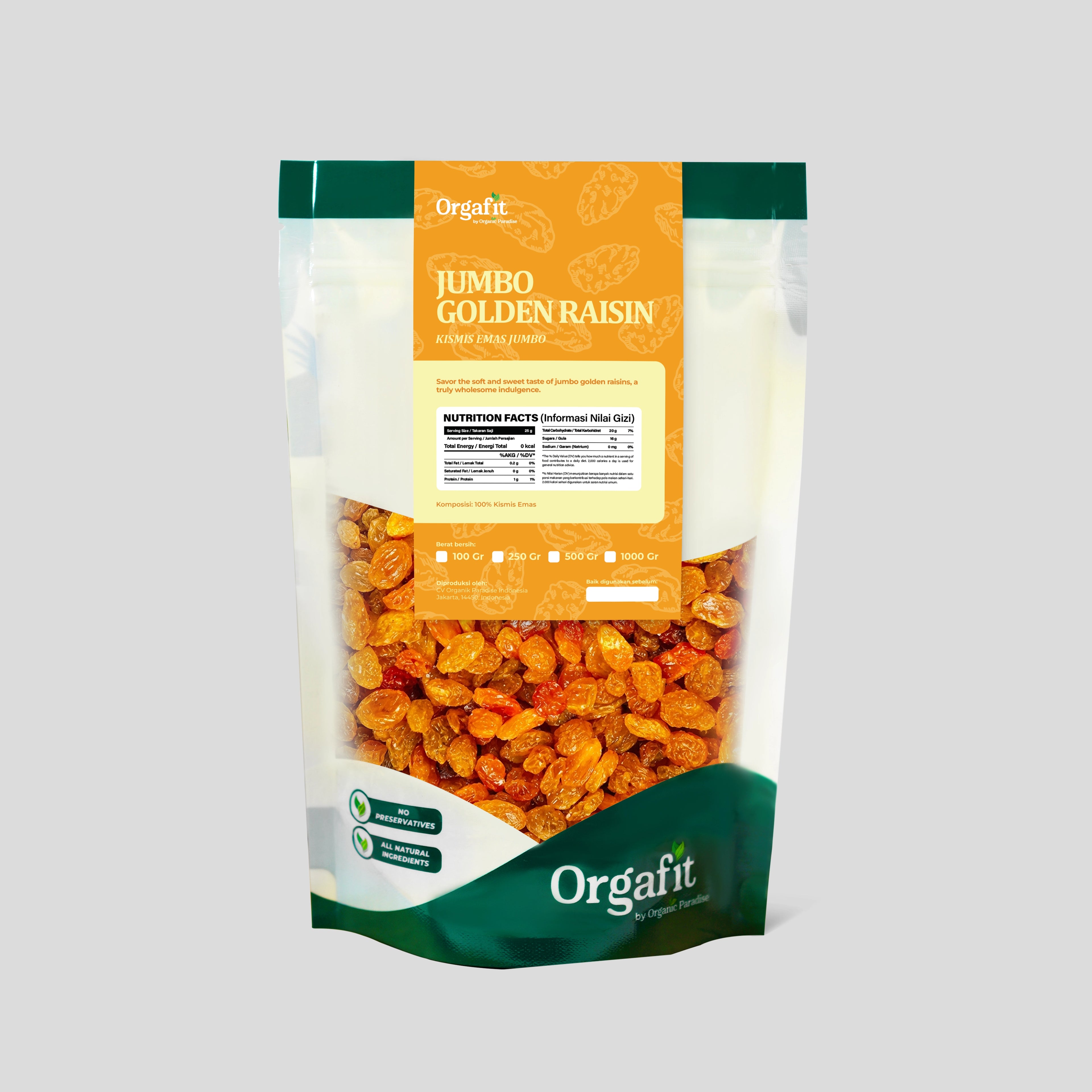 Jumbo Golden Raisin