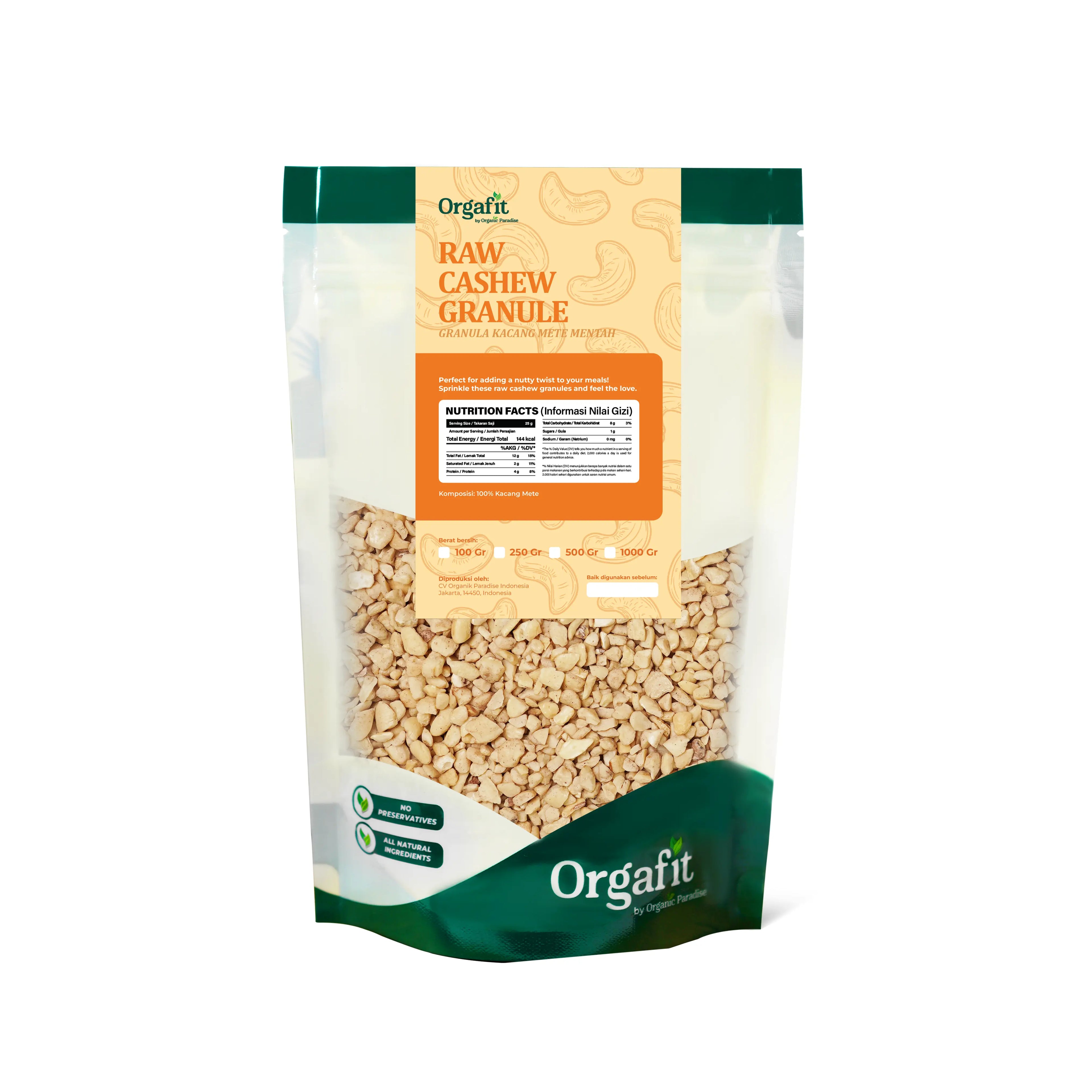 Raw Cashew Granule