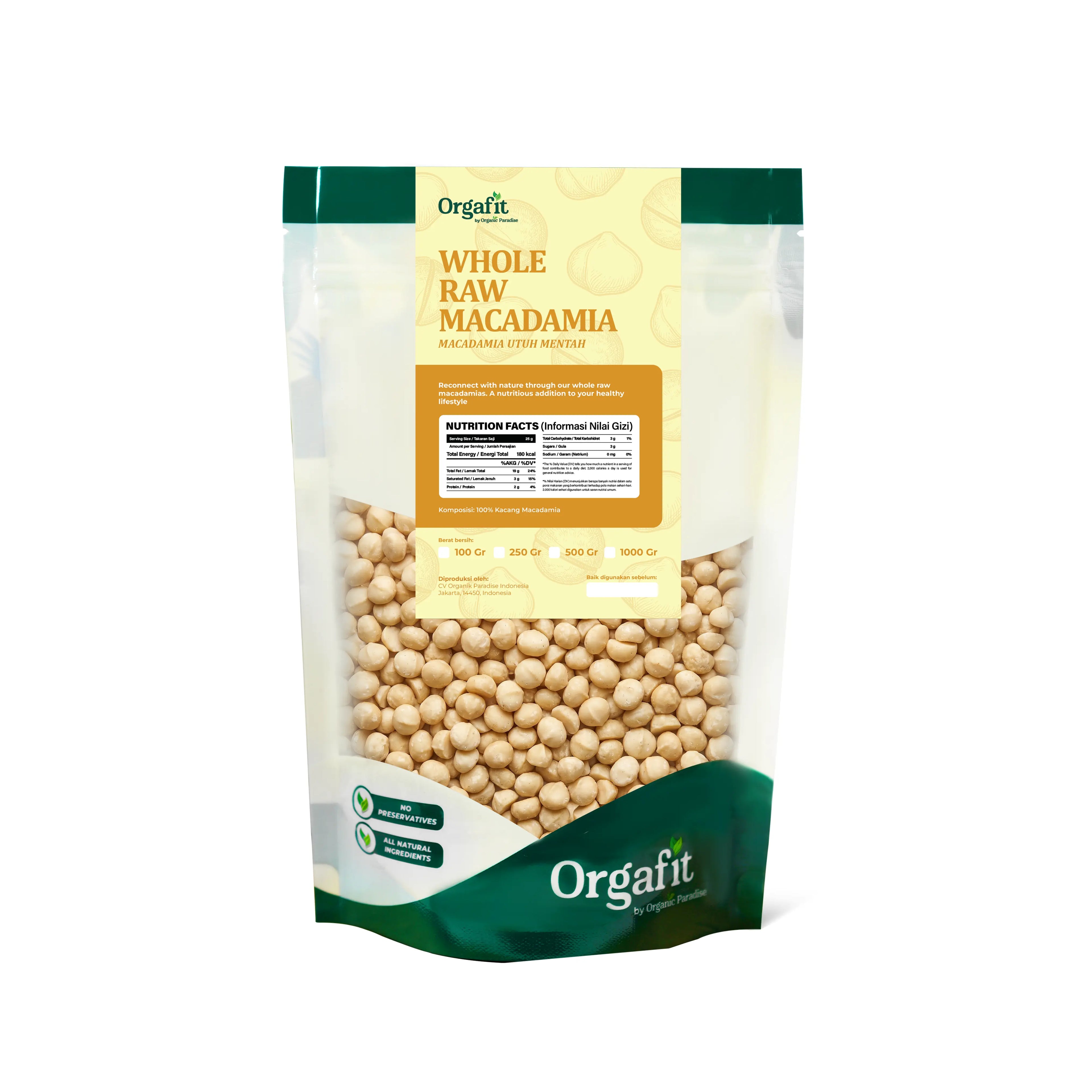 Whole Raw Macadamia