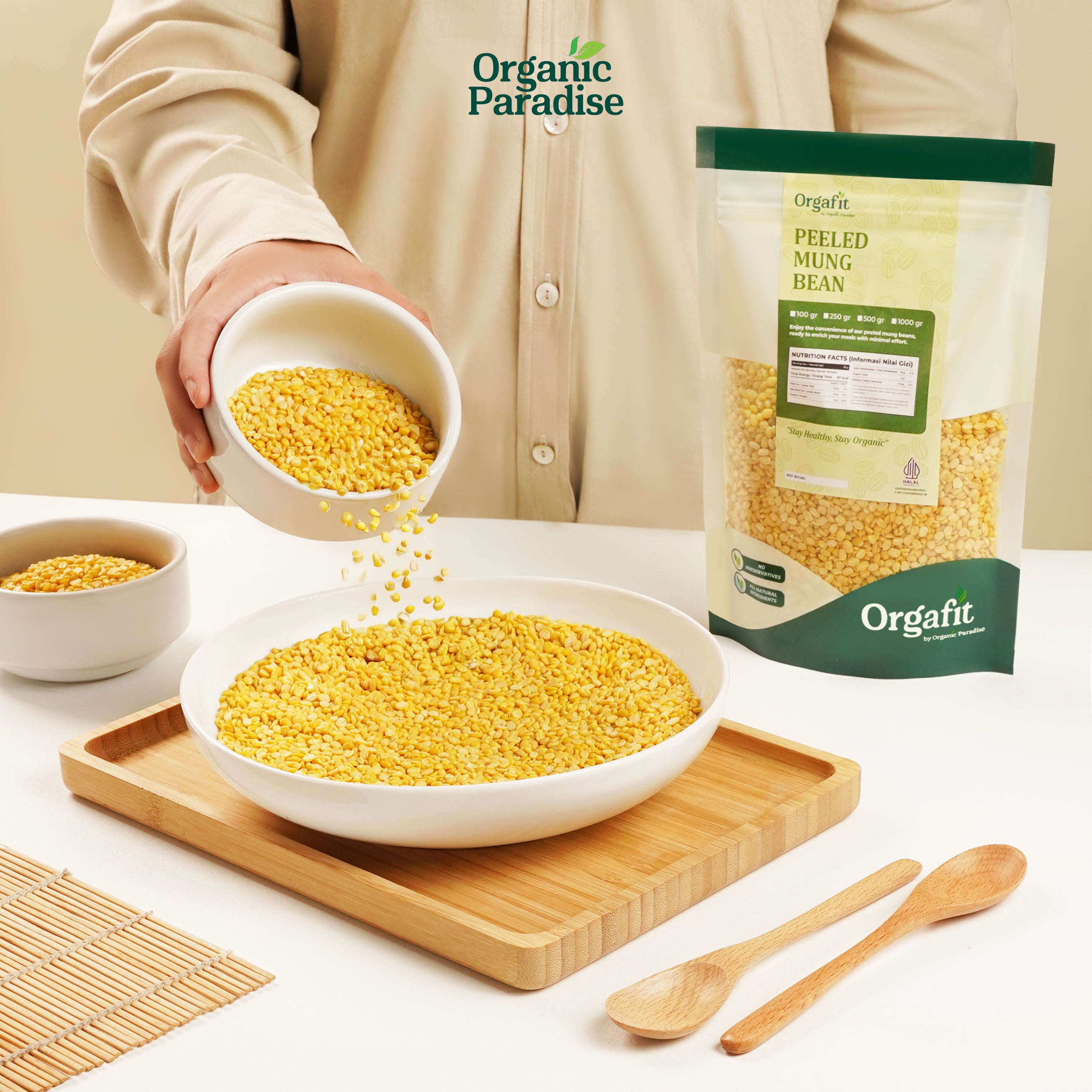 Peeled Mung Bean